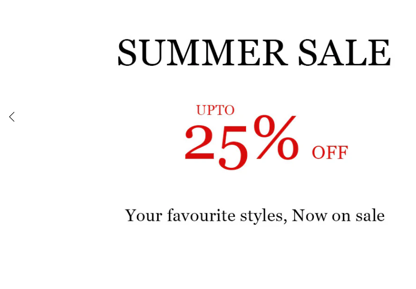 summer sale 